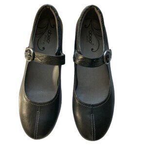 Abeo Biosystem Mary Jane Shoes "Nadine" Black Leather Comfort Stylish Career, 9N